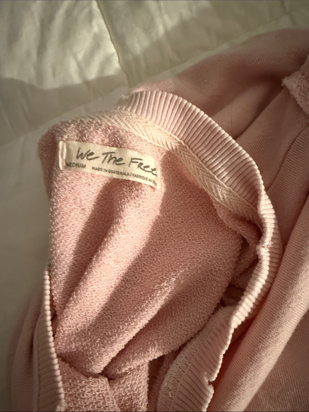 Newish oversized Light Pink Sweatshirt Top - Picture 5 of 9